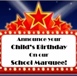 Birthday Marquee